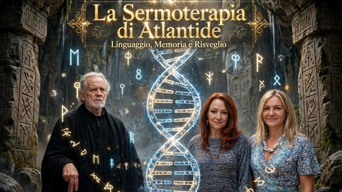 Sermoterapia: il linguaggio antico degli Atlanti tra DNA e Creazione. Con Adelaide&nbsp;Chicioroaga.